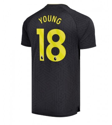 Everton Ashley Young #18 Replika Udebanetrøje 2024-25 Kortærmet
